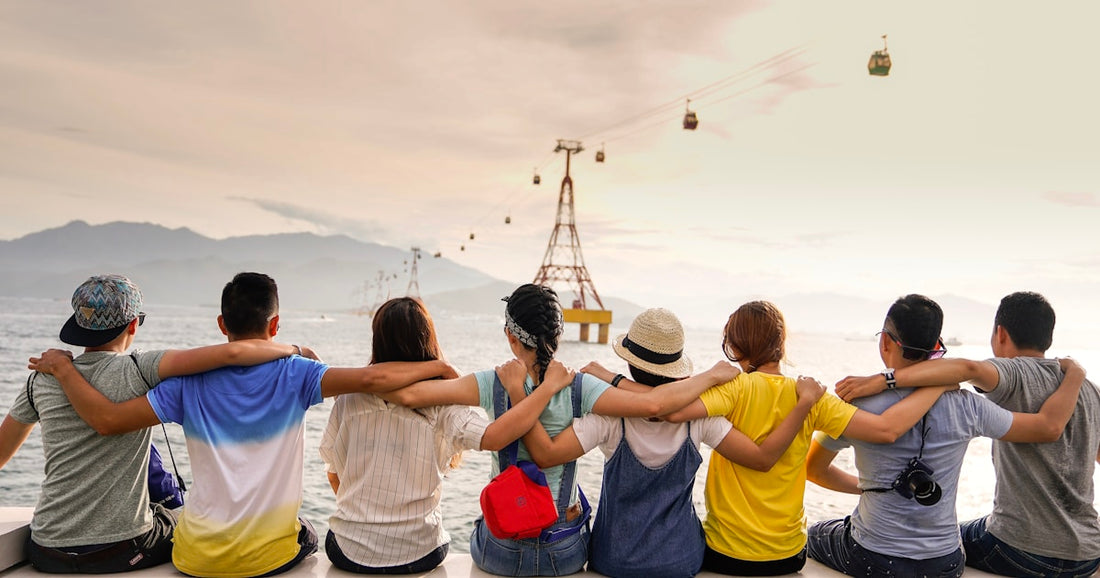Person outdoors — moving abroad and mental health